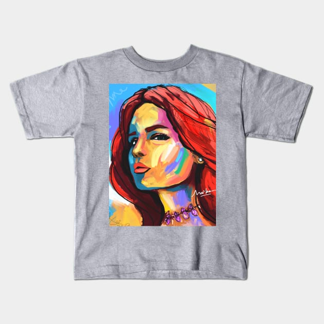 aphrodite Kids T-Shirt by mailsoncello